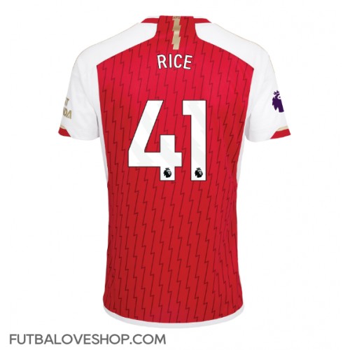 Dres Arsenal Declan Rice #41 Domáci 2023-24 Krátky Rukáv